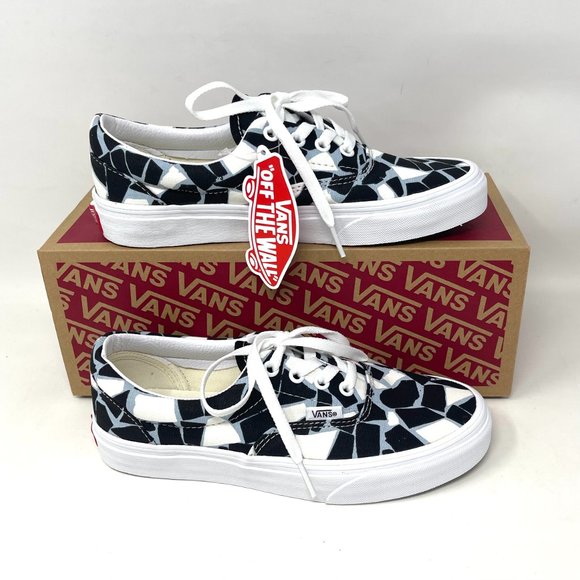 Vans Era Black White Skate Casual Shoes Men's Size Low Top Canvas VN0A54F19M1 - Picture 2 of 15